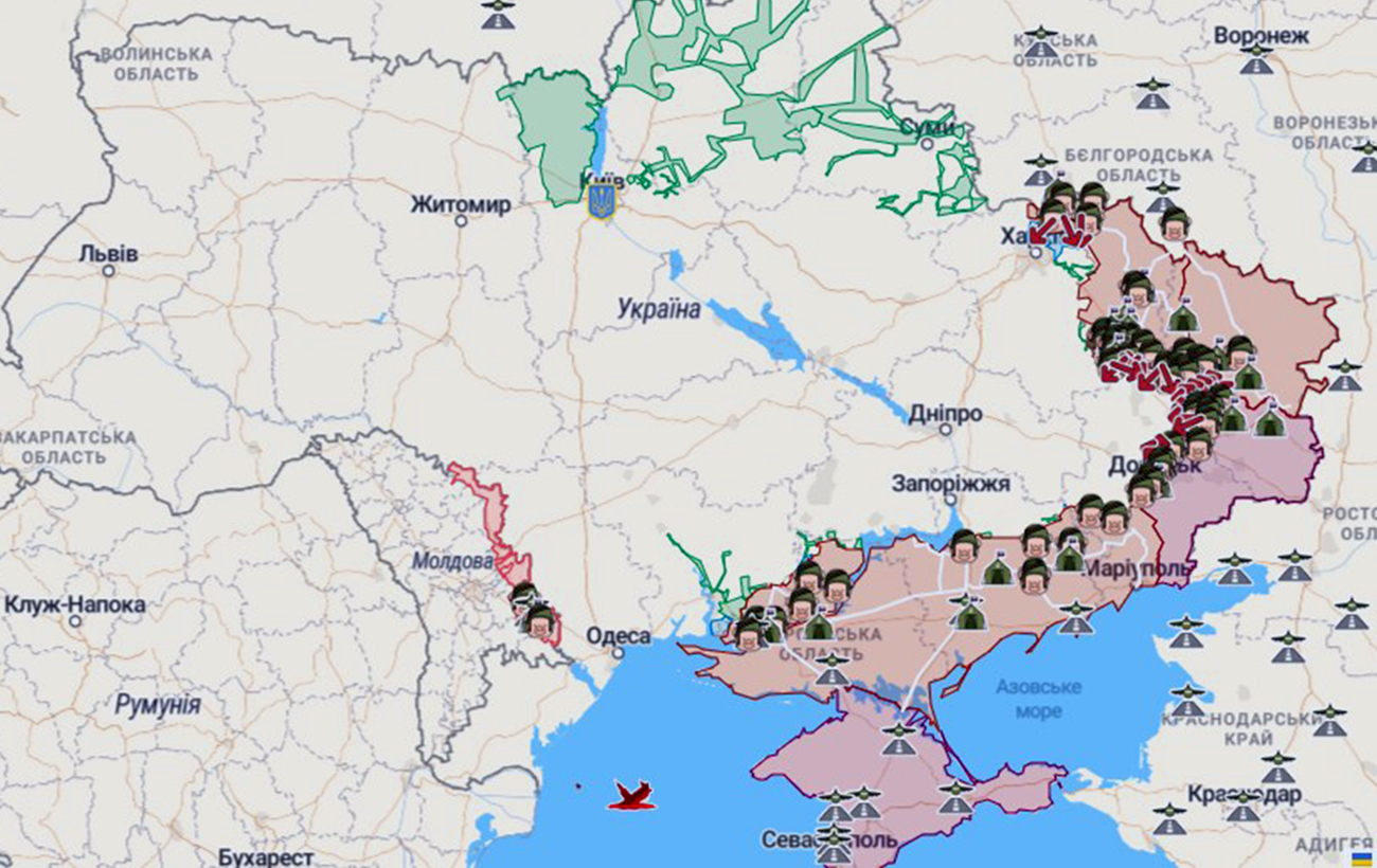 Карта бойових дій на сьогодні: яка ситуація на фронті зараз